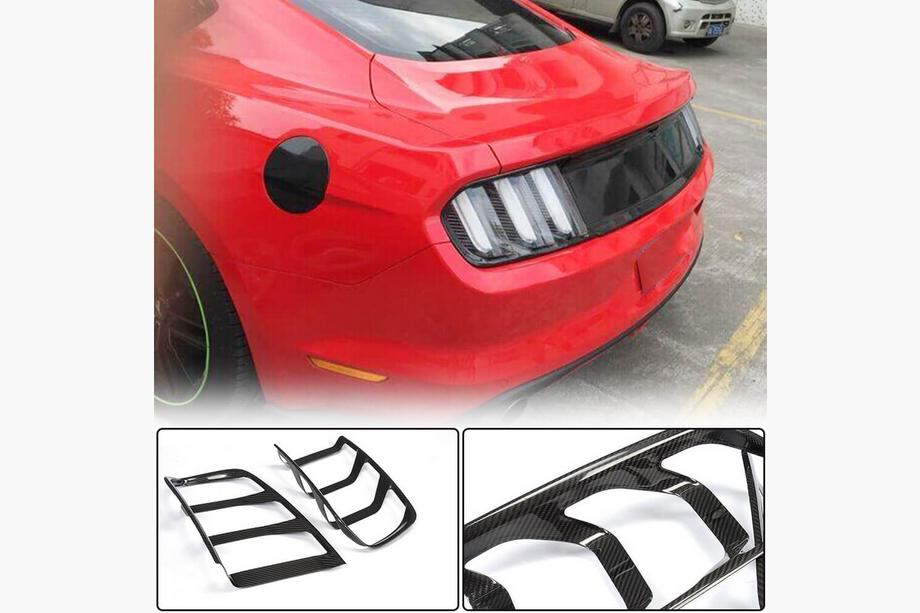 Ford Mustang 2015-2023 Capace Stopuri Spate (2015-2017, Carbon) Foto 1