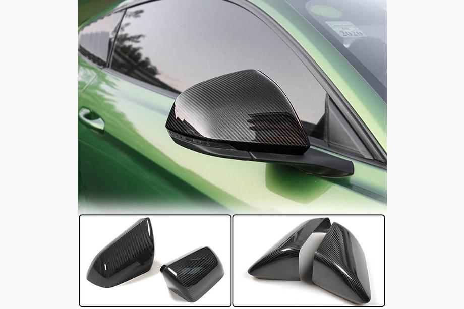 Ford Mustang 2015-2023 Capace Oglinzi V2 (pentru USA, Carbon) Foto 1