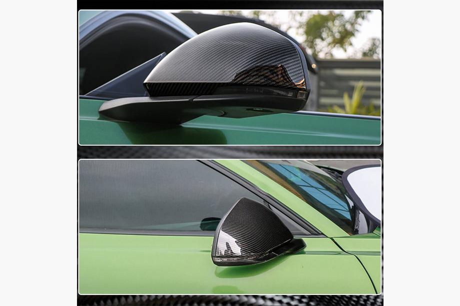 Ford Mustang 2015-2023 Capace Oglinzi V2 (pentru USA, Carbon) Foto 4