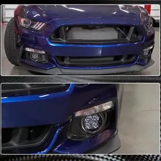 Capace Proiectoare Ceata Carbon V2 (2015-2017) Ford Mustang 2015-2023 foto 3