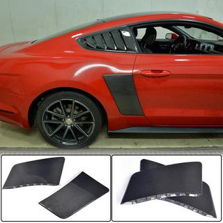 Capace aripi spate (2015-2017, Carbon) Ford Mustang 2015-2023 foto 1