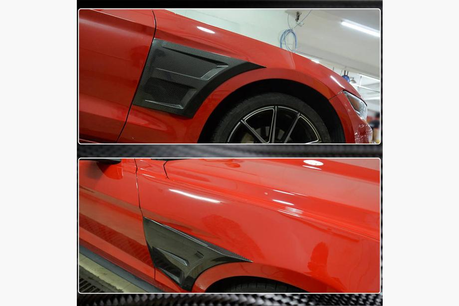 Ford Mustang 2015-2023 Capace aripi fata (Carbon) Foto 4