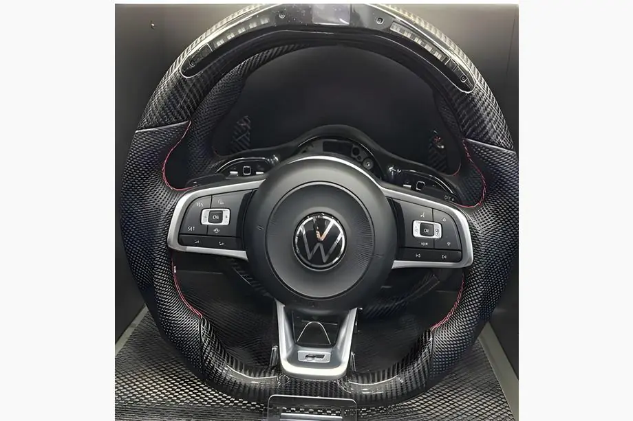Volkswagen Golf 6 2008-2014 Volan (pentru GTI, Carbon + LED) Image