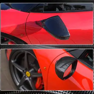 Capace Oglinzi (Carbon) Ferrari 458 Italia 2009-2015 foto 4