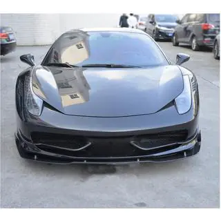 Prelungire Bara Fata Lip (2011-2013, Carbon) Ferrari 458 Italia 2009-2015 foto 4