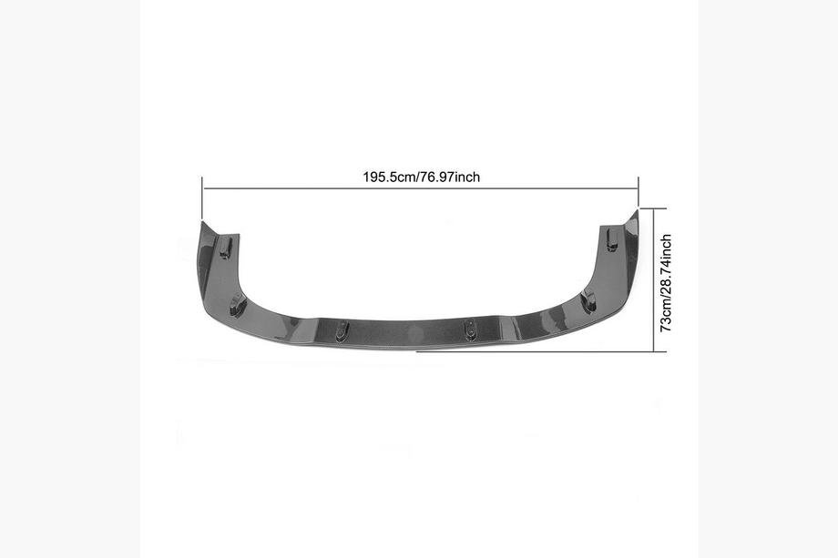 Ferrari 458 Italia 2009-2015 Prelungire Bara Fata Lip (2011-2013, Carbon) Foto 6