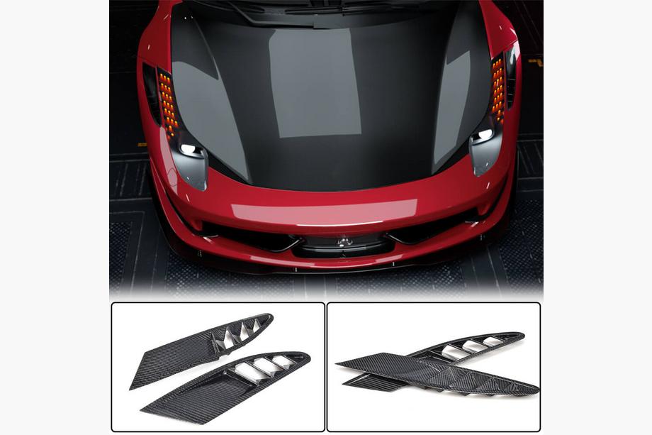 Ferrari 458 Italia 2009-2015 Extensii Bara Fata V1 (2011-2013, Carbon) Foto 1