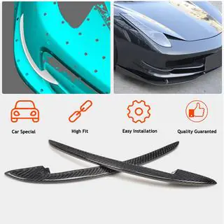 Extensii Bara Fata V2 (2011-2013, Carbon) Ferrari 458 Italia 2009-2015 foto 2