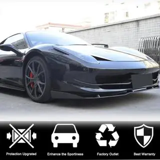 Extensii Bara Fata V2 (2011-2013, Carbon) Ferrari 458 Italia 2009-2015 foto 3