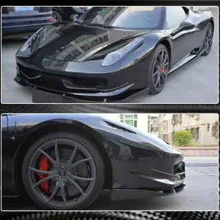Extensii Bara Fata V2 (2011-2013, Carbon) Ferrari 458 Italia 2009-2015 foto 4