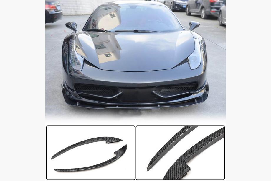 Ferrari 458 Italia 2009-2015 Extensii Bara Fata V2 (2011-2013, Carbon) Foto 1