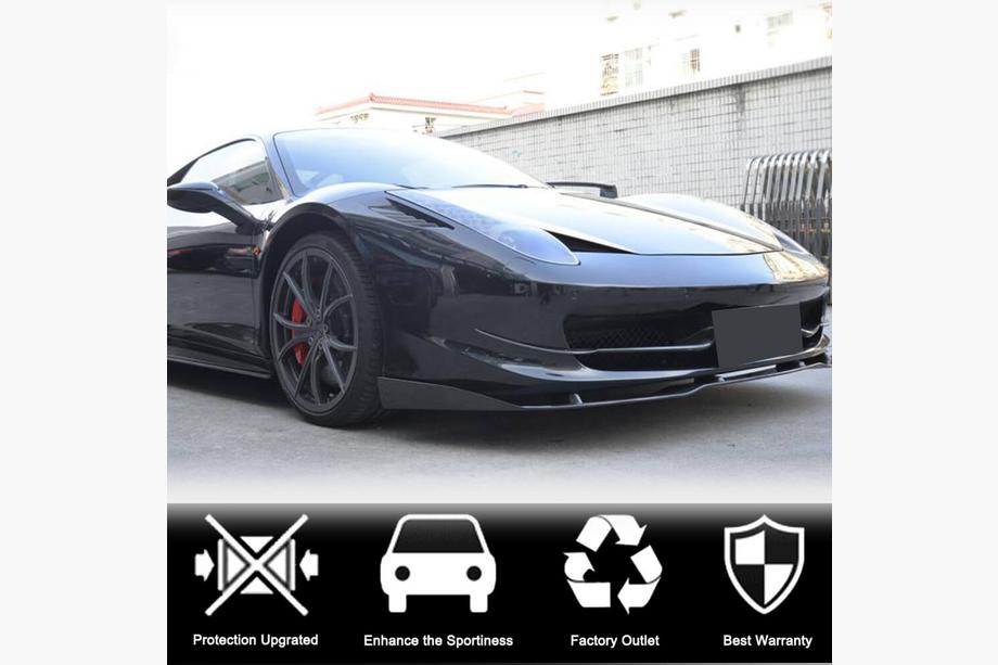 Ferrari 458 Italia 2009-2015 Extensii Bara Fata V2 (2011-2013, Carbon) Foto 3