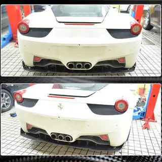 Spoiler V3 (2011-2013, Carbon) Ferrari 458 Italia 2009-2015 foto 4