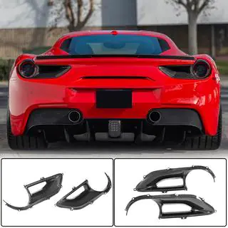 Capace Stopuri Spate (2015-2017, Carbon) Ferrari 488 GTB 2015-2019 foto 1