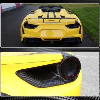 Capace Stopuri Spate (2015-2017, Carbon) Ferrari 488 GTB 2015-2019 foto 4