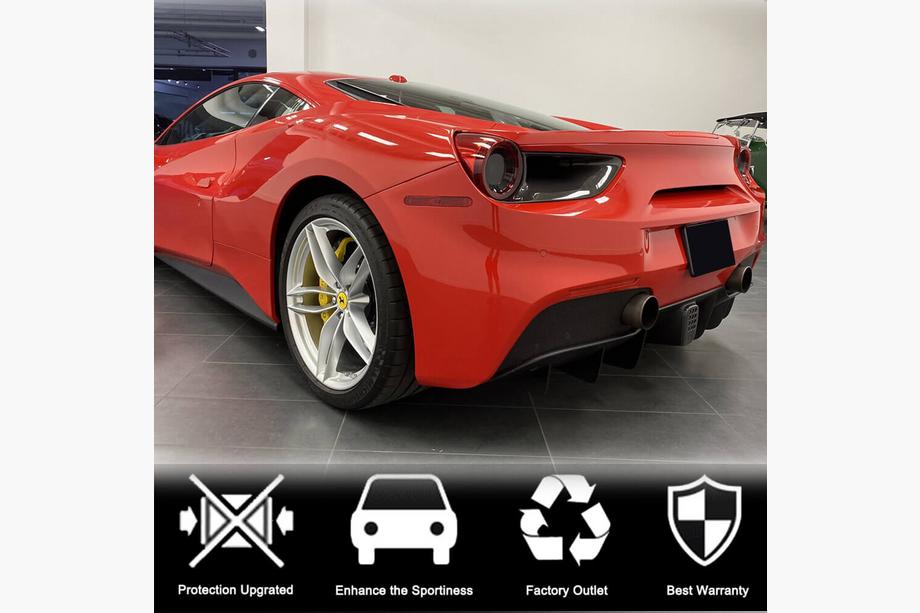 Ferrari 488 GTB 2015-2019 Capace Stopuri Spate (2015-2017, Carbon) Foto 2