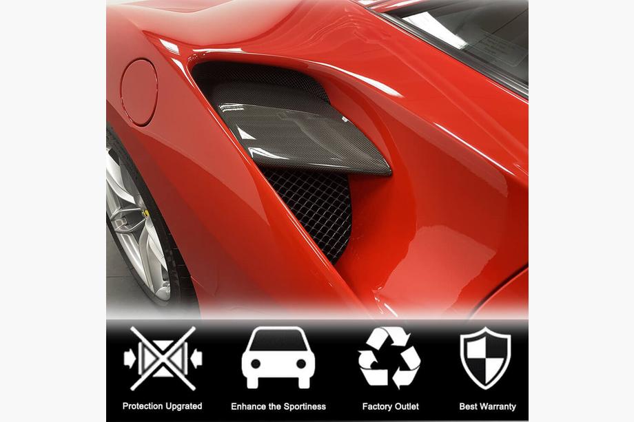 Ferrari 488 GTB 2015-2019 Capace aripi spate carbon (2015-2019) Foto 2