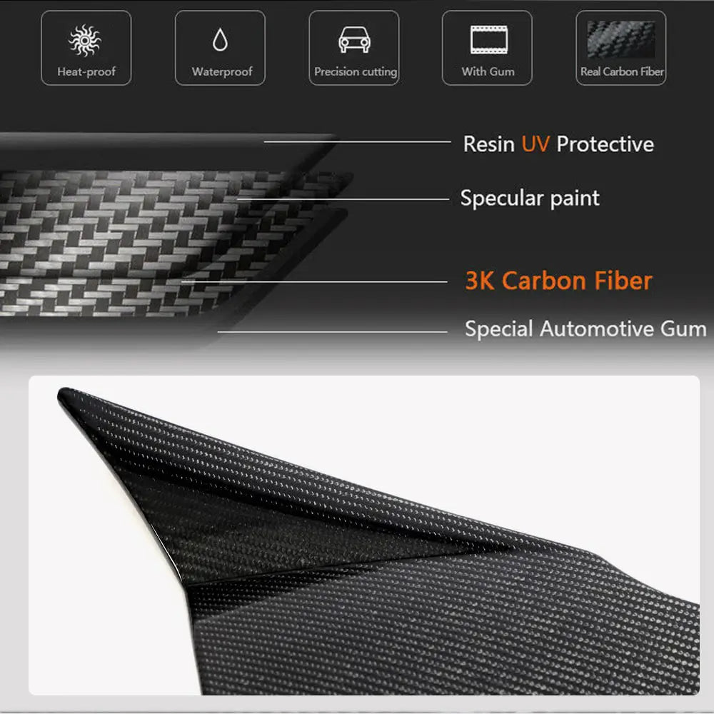 Extensii Spoiler (2021-2024, Carbon) foto 4