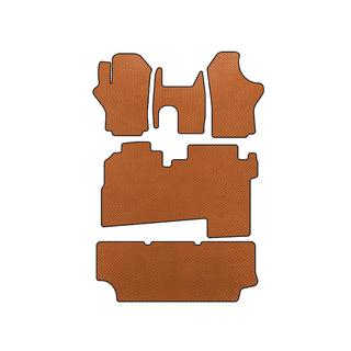 Covorase EVA (2004-2007, 3 randuri, 8 locuri, Portocaliu) Hyundai H200, H1, Starex 1998-2007