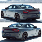 Dodge Charger 2010-2023 Spoiler (2015-2023, Plastic) foto 2