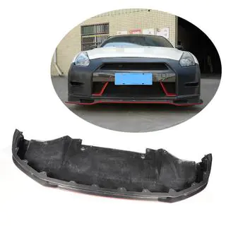Lip Bara Fata (2009-2015, Carbon) Nissan GT-R 2008-2025 foto 1