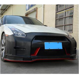 Lip Bara Fata (2009-2015, Carbon) Nissan GT-R 2008-2025 foto 2