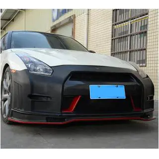 Lip Bara Fata (2009-2015, Carbon) Nissan GT-R 2008-2025 foto 2