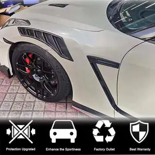 Capace aripi fata carbon (2009-2015) Nissan GT-R 2008-2025 foto 2