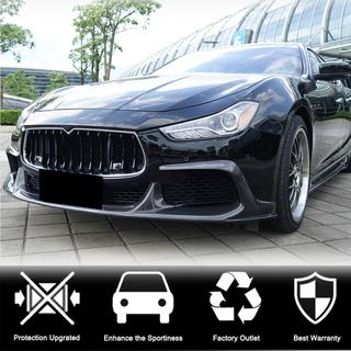 Lip bara fata V1 (pentru Base/S/S Q4 2013-2017, Carbon) Maserati Ghibli 2013-2023 foto 2