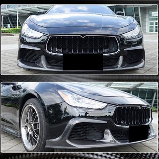 Lip bara fata V1 (pentru Base/S/S Q4 2013-2017, Carbon) Maserati Ghibli 2013-2023 foto 3
