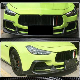Lip bara fata V1 (pentru Base/S/S Q4 2013-2017, Carbon) Maserati Ghibli 2013-2023 foto 4