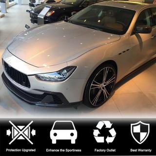 Lip bara fata V3 pentru Base/S/S Q4 2013-2017, Carbon Maserati Ghibli 2013-2023 foto 2