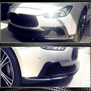 Lip bara fata V3 pentru Base/S/S Q4 2013-2017, Carbon Maserati Ghibli 2013-2023 foto 3