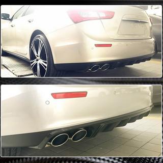 Difuzor bara spate (Base/S/S Q4 2013-2017, Carbon) Maserati Ghibli 2013-2023 foto 4