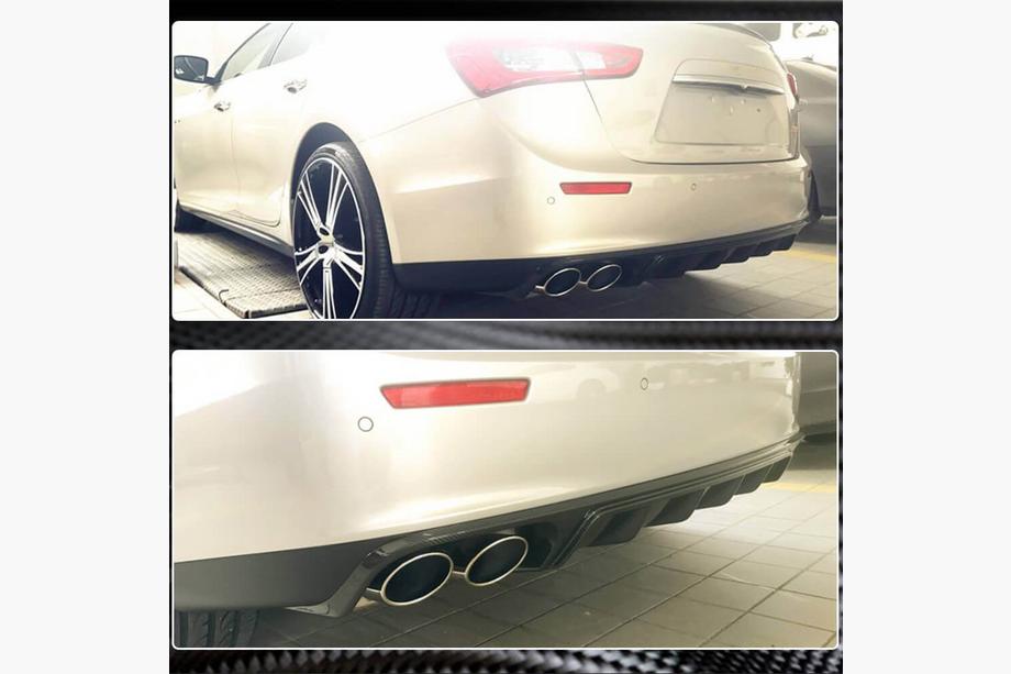 Maserati Ghibli 2013-2023 Difuzor bara spate (Base/S/S Q4 2013-2017, Carbon) Foto 4