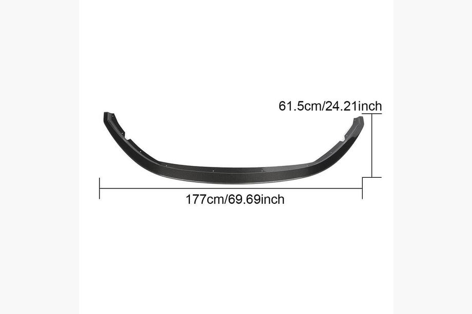 Maserati GranTurismo 2007-2019 Prelungire Bara Fata Lip (2007-2009, Carbon) Foto 6