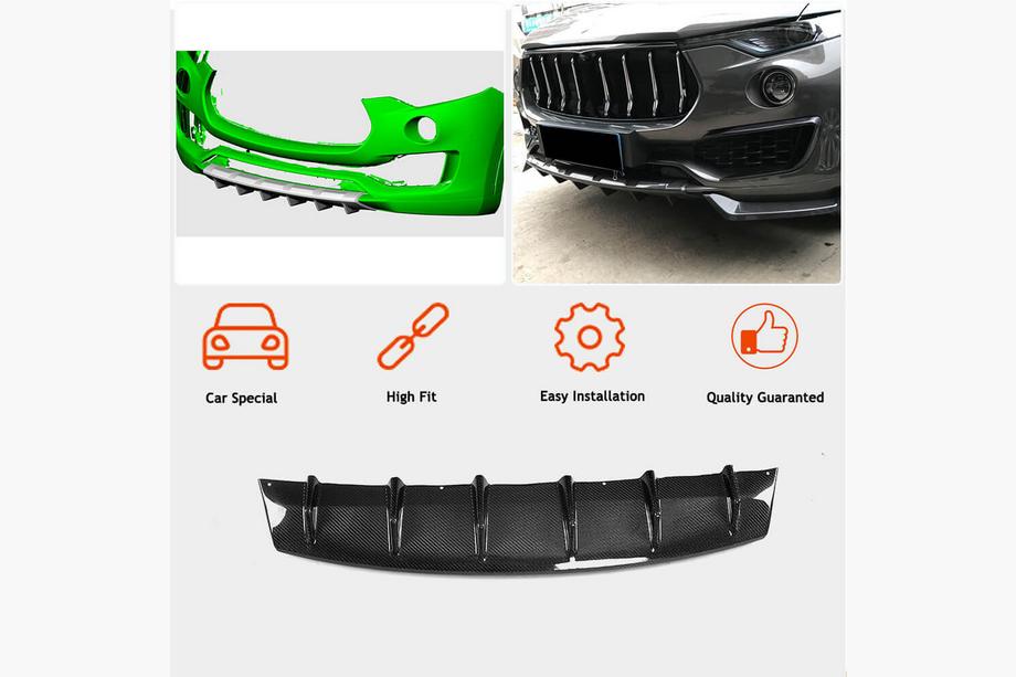 Maserati Levante 2016- Prelungire bara fata Lip V1 (pentru Base/S, carbon) Foto 2