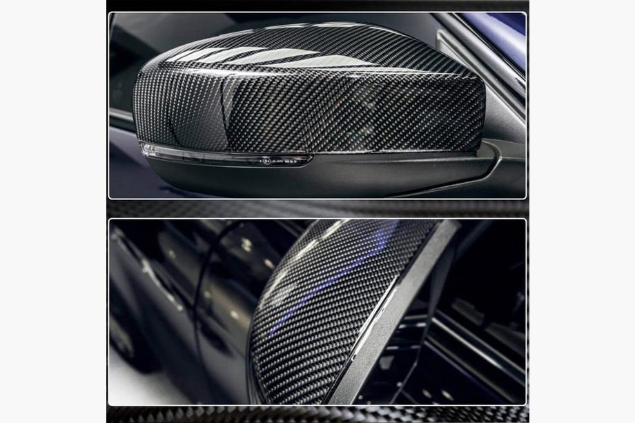 Maserati Quattroporte 2013-2023 Capace Oglinzi (2018-2023, Carbon) Foto 3