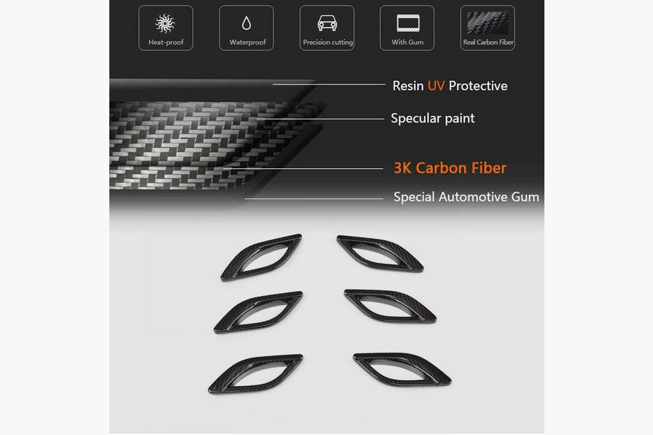 Maserati Quattroporte 2013-2023 Capace aripi fata carbon (2013-2017) Foto 5