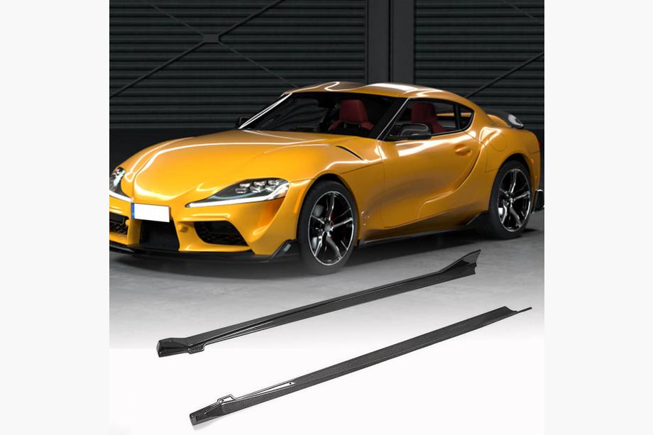 Toyota Supra 2019- Praguri Laterale (Carbon) Foto 1