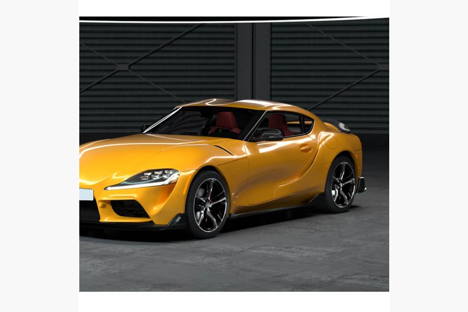 Toyota Supra 2019- Praguri Laterale (Carbon) Foto 4