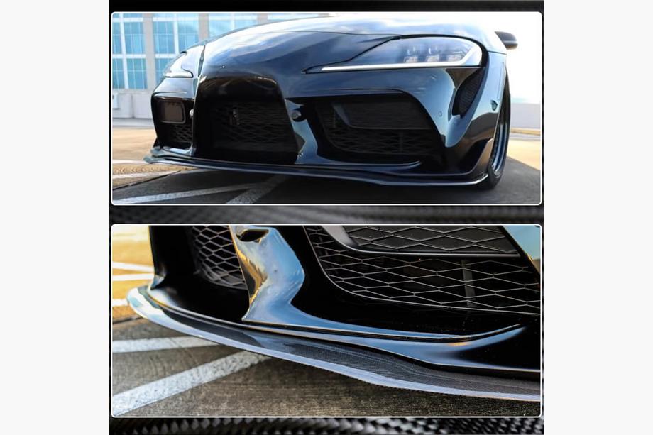 Toyota Supra 2019- Prelungire bara fata Lip V1 (Carbon) Foto 5