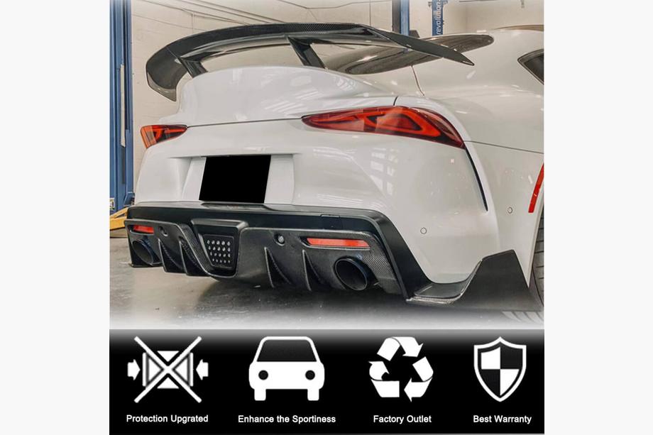 Toyota Supra 2019- Difuzor Bara Spate V1 (Carbon) Image