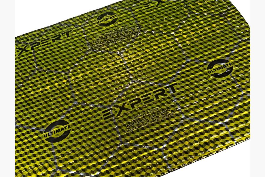 Folie antivibratii ULTIMATE EXPERT COLD GOLD 2,1 mm (50x35 cm) Foto 3