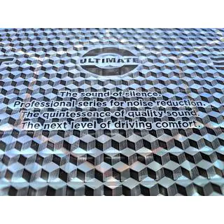 Folie antivibratii ULTIMATE EXPERT BLUE SILVER 3 mm (50x35 cm) foto 3