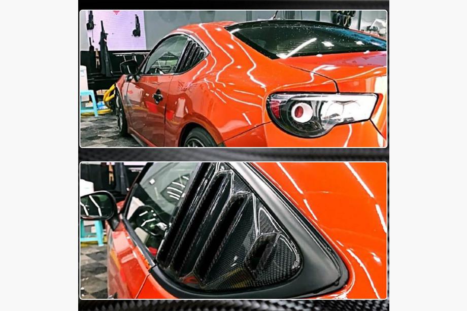 Subaru BRZ 2012-2021 Capace geamuri spate carbon Foto 5