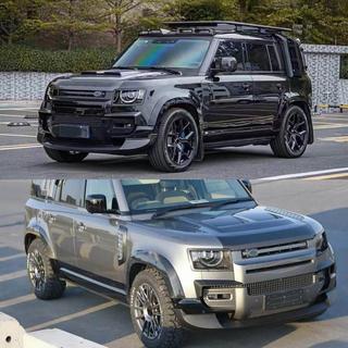Lip bara fata (Carbon) Land Rover Defender 2019- foto 2