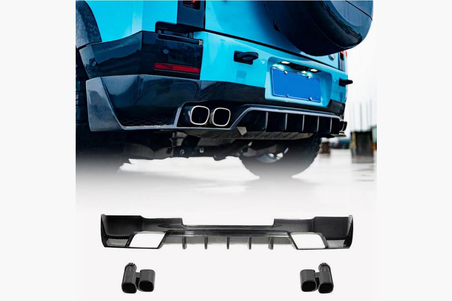 Land Rover Defender 2019- Difuzor Bara Spate (Carbon) Image