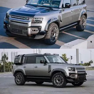 Evazari aripi (Bushwacker, 6 buc, carbon) Land Rover Defender 2019- foto 3