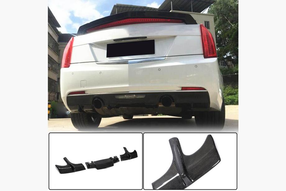 Cadillac ATS 2012-2019 Difuzor Bara Spate (pentru Base, Carbon) Image